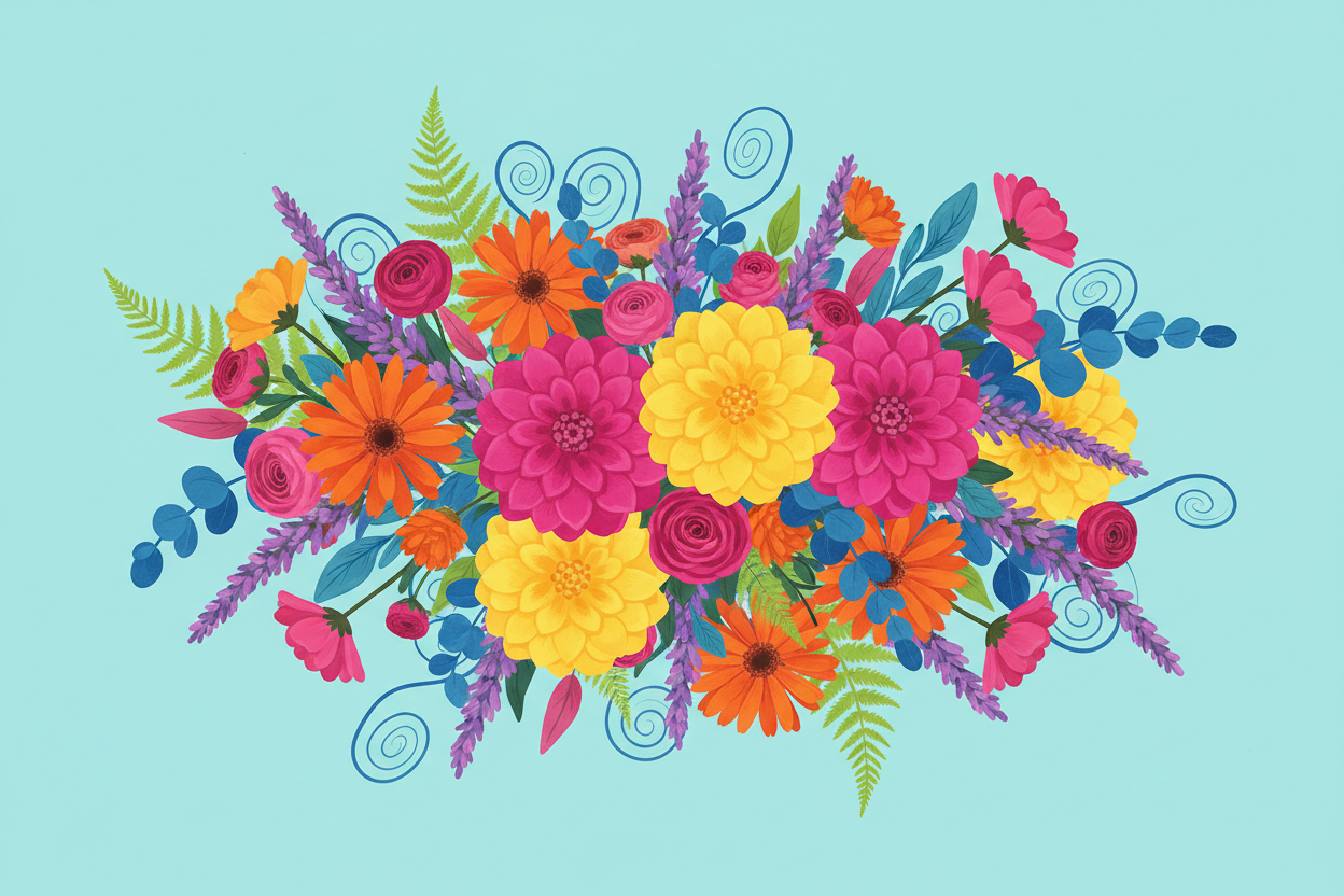 WRAPS/ Flowers-Trees-Mushrooms