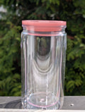 16 oz  Acrylic Pink lid