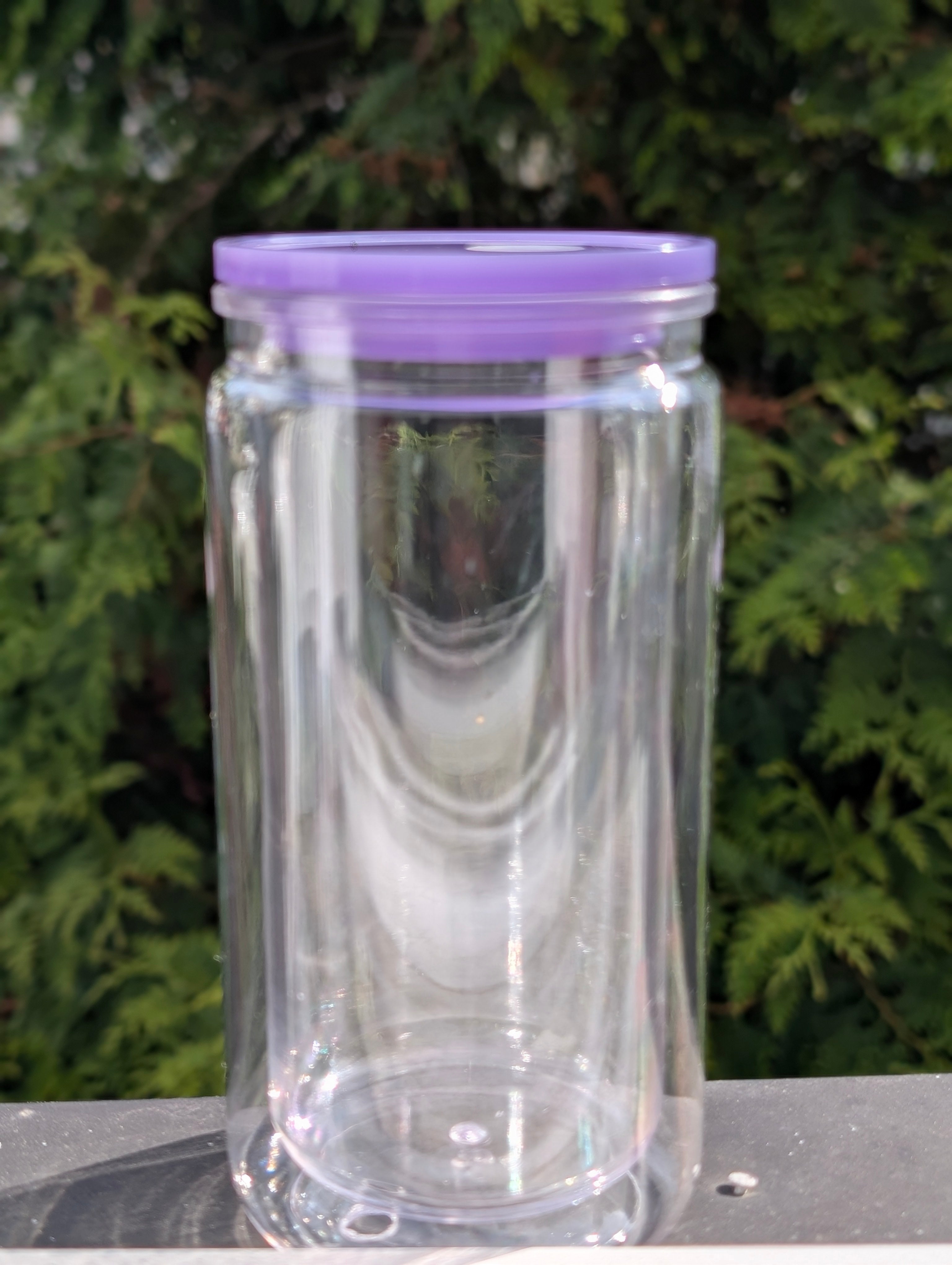 16 oz Acrylic Purple lid