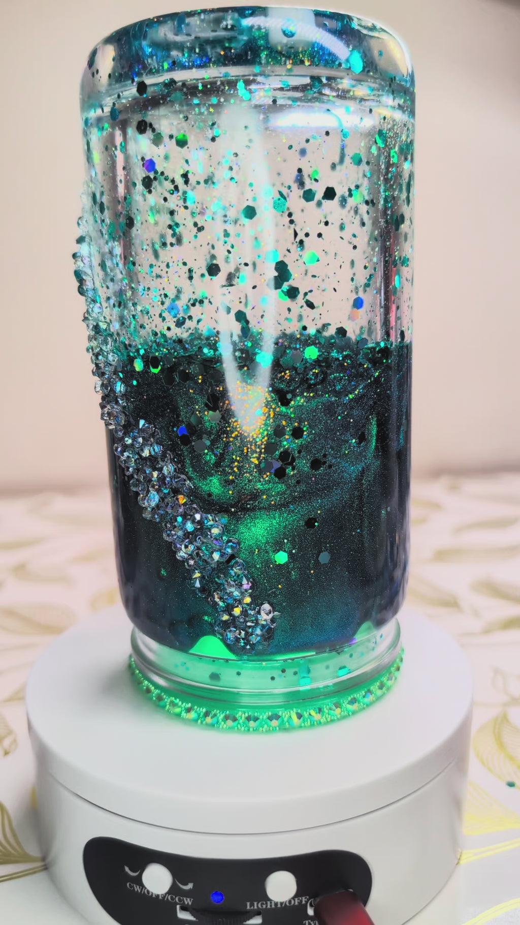 Diamond Teal Tumbler 16oz