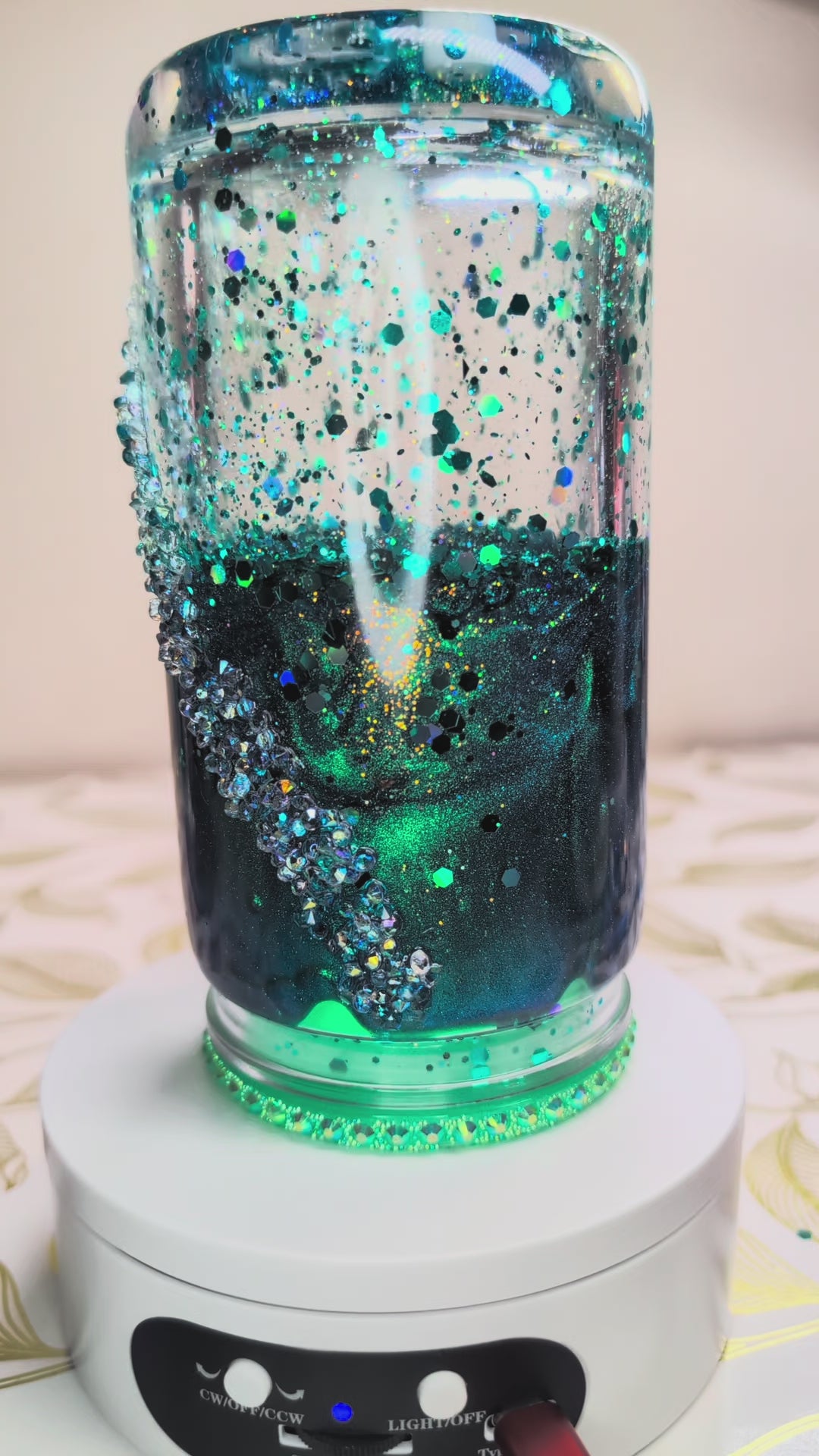 Diamond Teal Tumbler 16oz