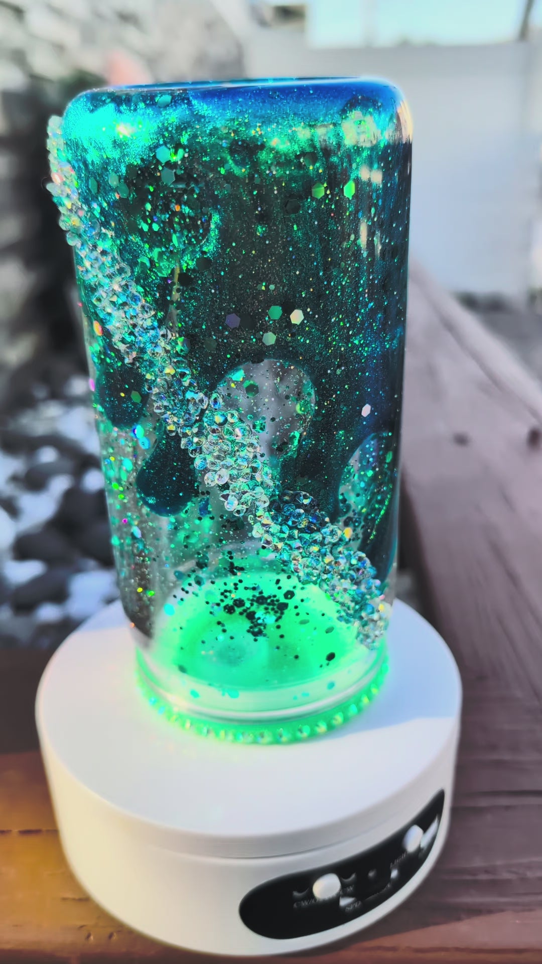 Diamond Teal Tumbler 16oz