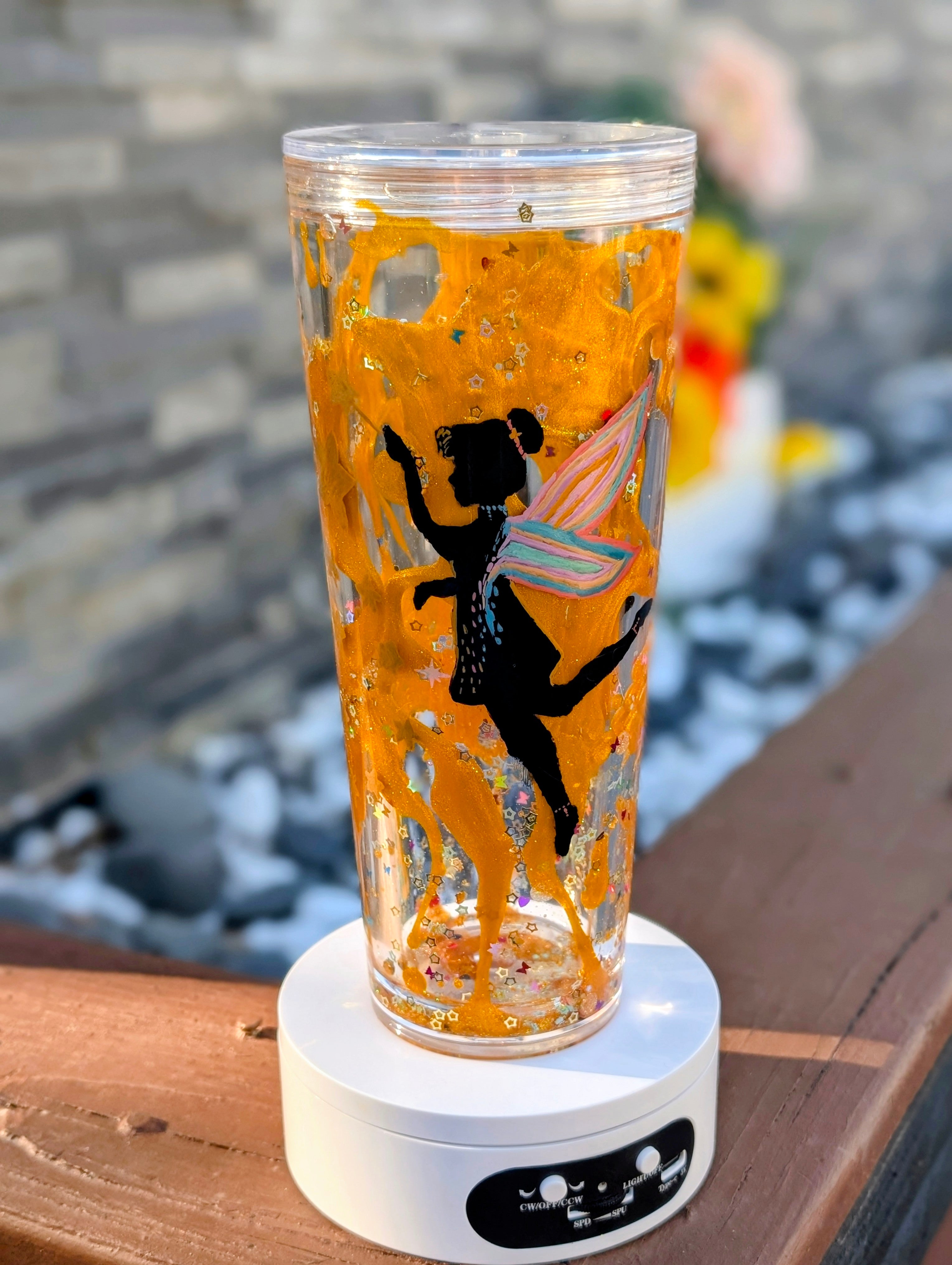 Hand Painted Fairy 24oz