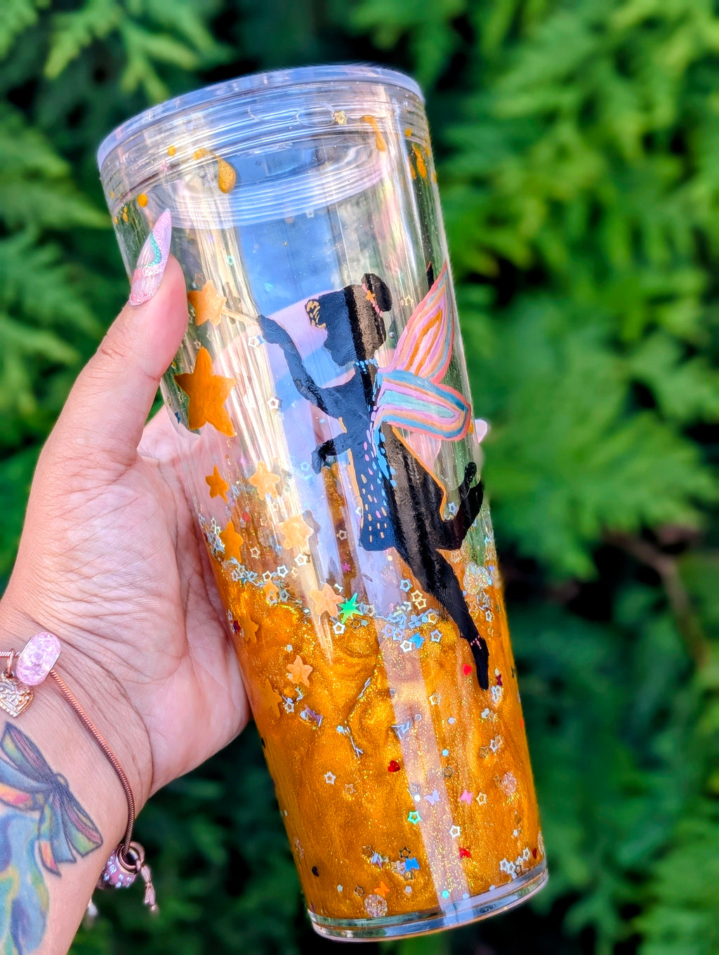 Hand Painted Fairy 24oz