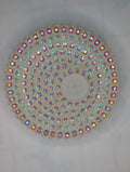 Off white- Rhinestone Lid