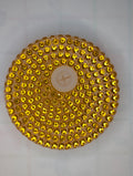 Golden- Rhinestone Lid