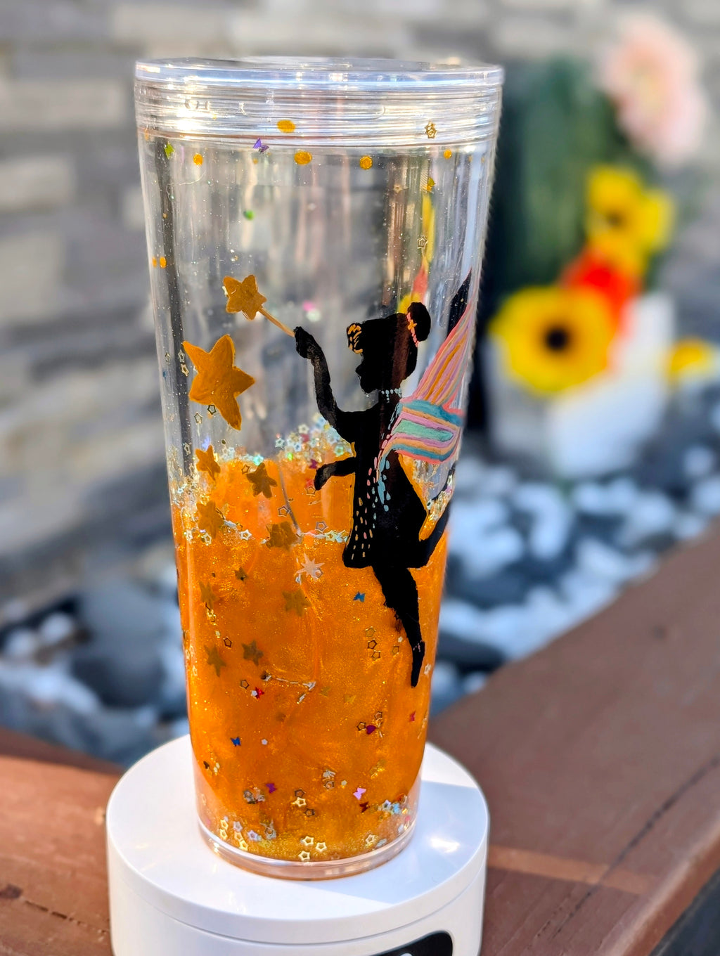 Hand Painted Fairy 24oz
