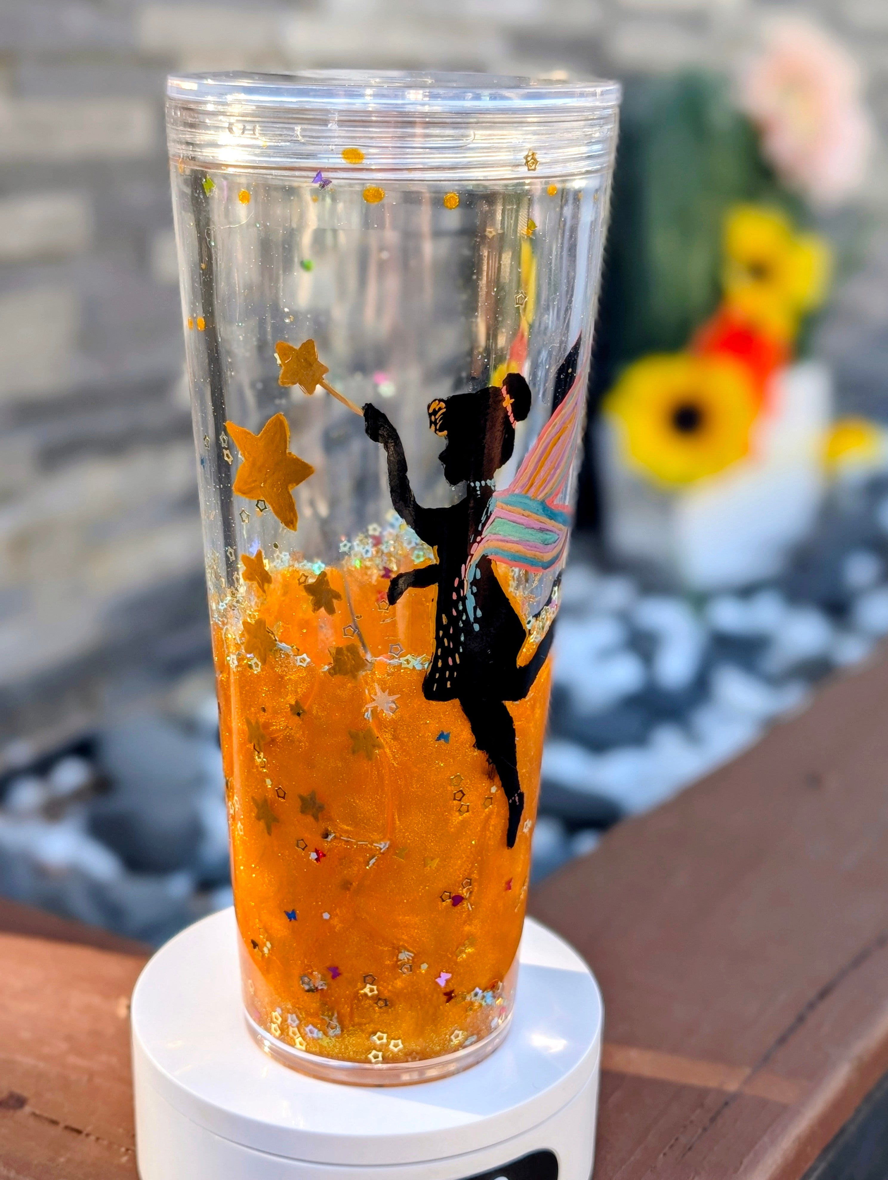 Hand Painted Fairy 24oz