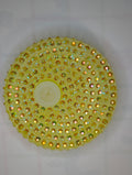 Yellow- Rhinestone Lid